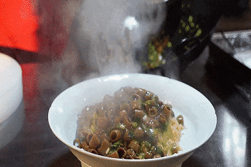 海腸撈飯，膠東年菜“新秀”