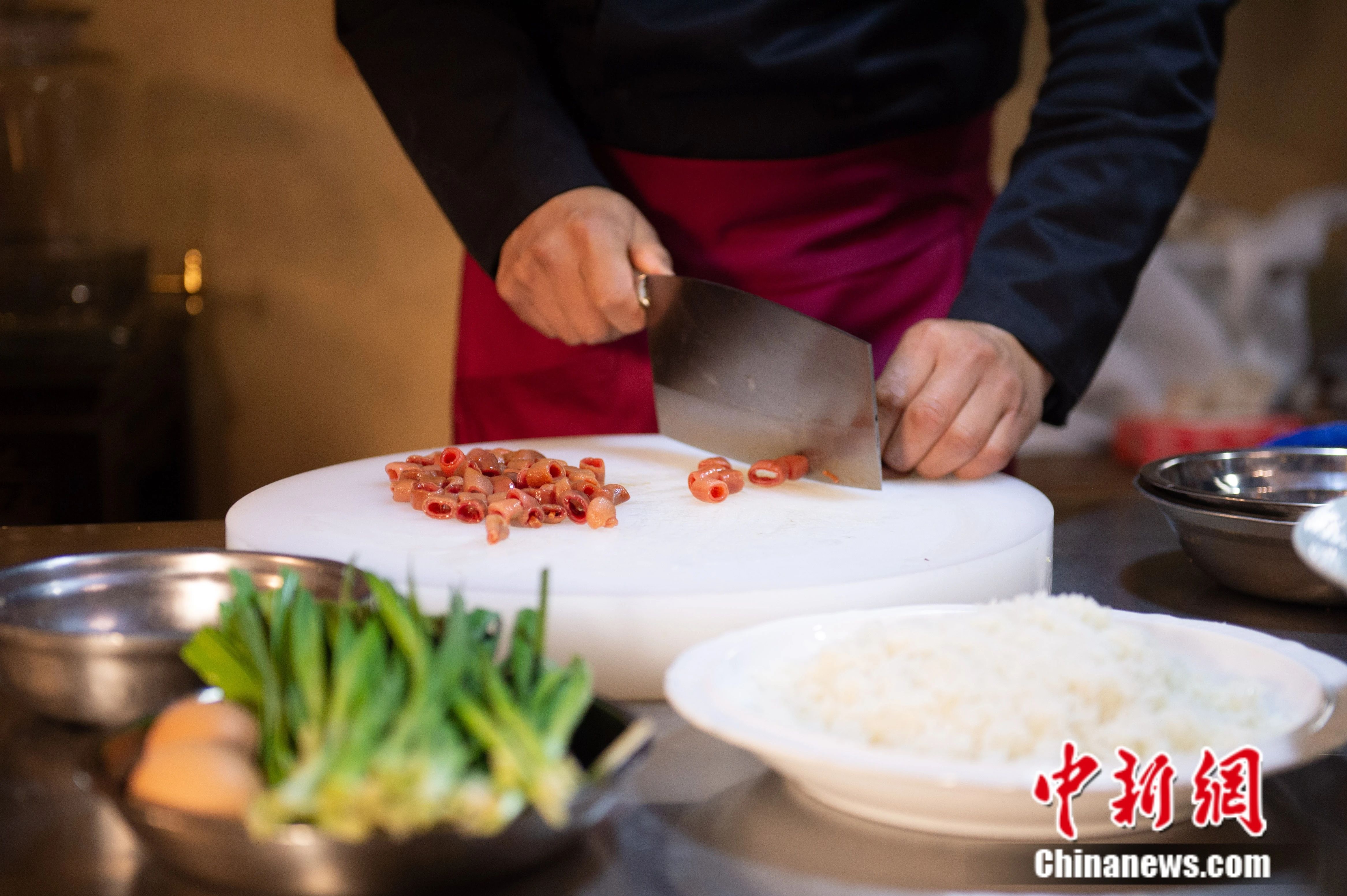 海腸撈飯，膠東年菜“新秀”