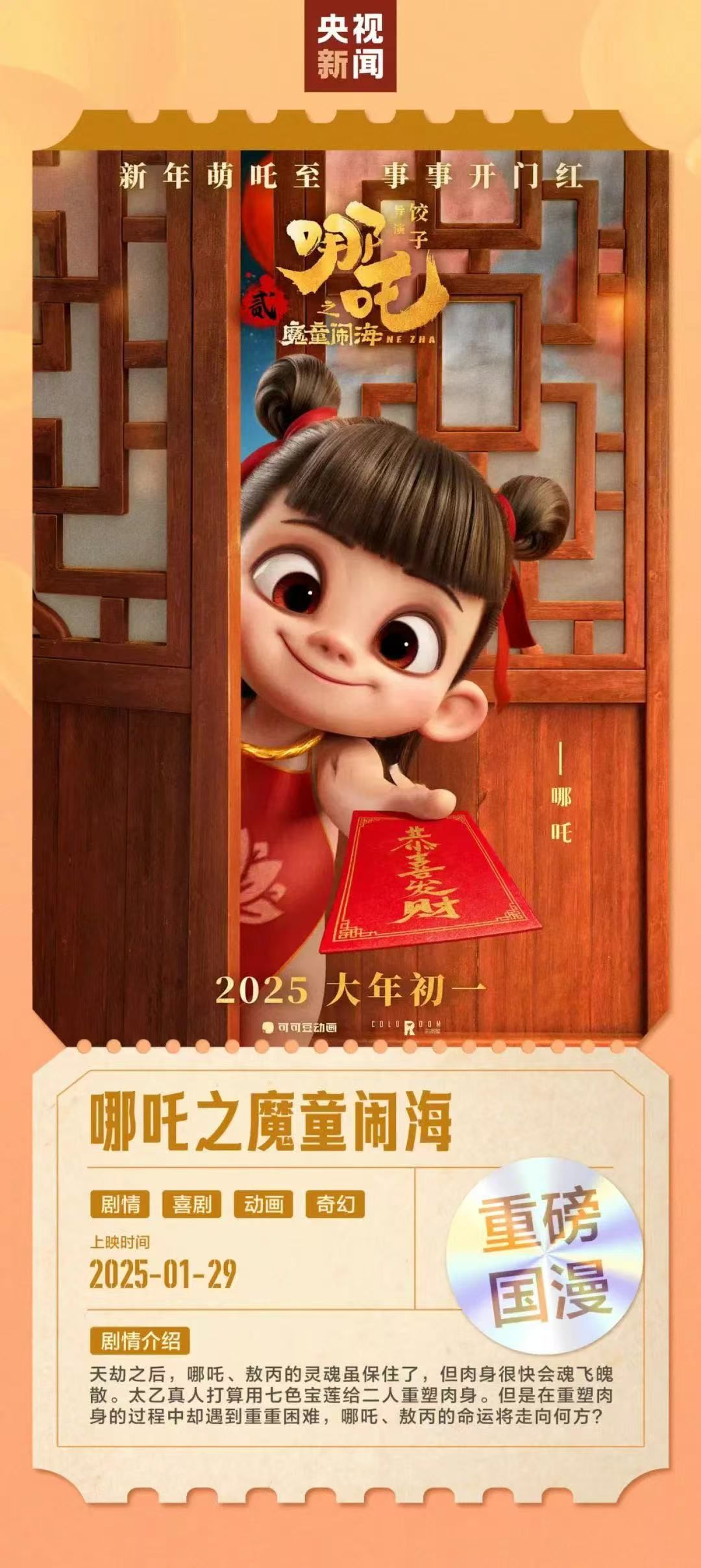 已成定局：春節(jié)檔票房創(chuàng)紀(jì)錄、總票房超北美全球第一！