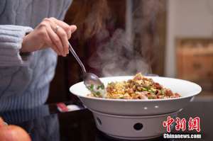 海腸撈飯，膠東年菜“新秀”