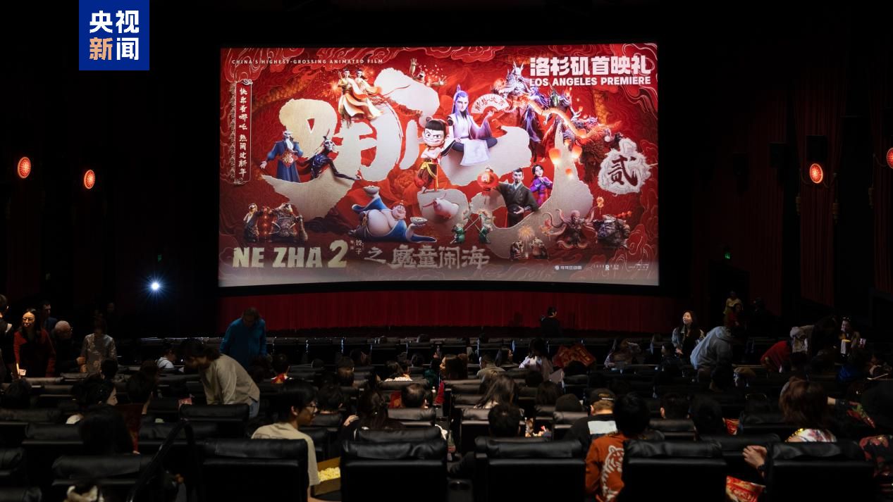 滿座！《哪吒2》登陸美國 預(yù)售票房大賣