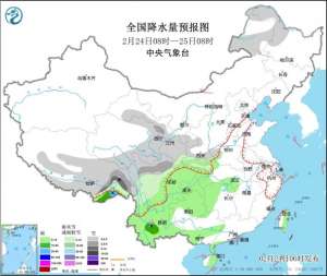 云南南部及華南等地有中雨 中東部地區(qū)自北向南大幅回暖